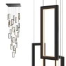 Большая люстра подвесная светодиодная Integrator Frame IT-3412