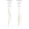 Светильник подвесные цилиндры IT Laser Bubbles