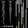 Люстра второй свет светодиодные цилиндры IT-Laser-CLean