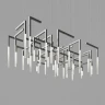 Световая композиция из подвесов IT-Light labyrinth-25x25-40