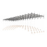 Подвесной светильник Mesh of pipes with balls-96 Подвесной светильник Mesh of pipes with balls-96