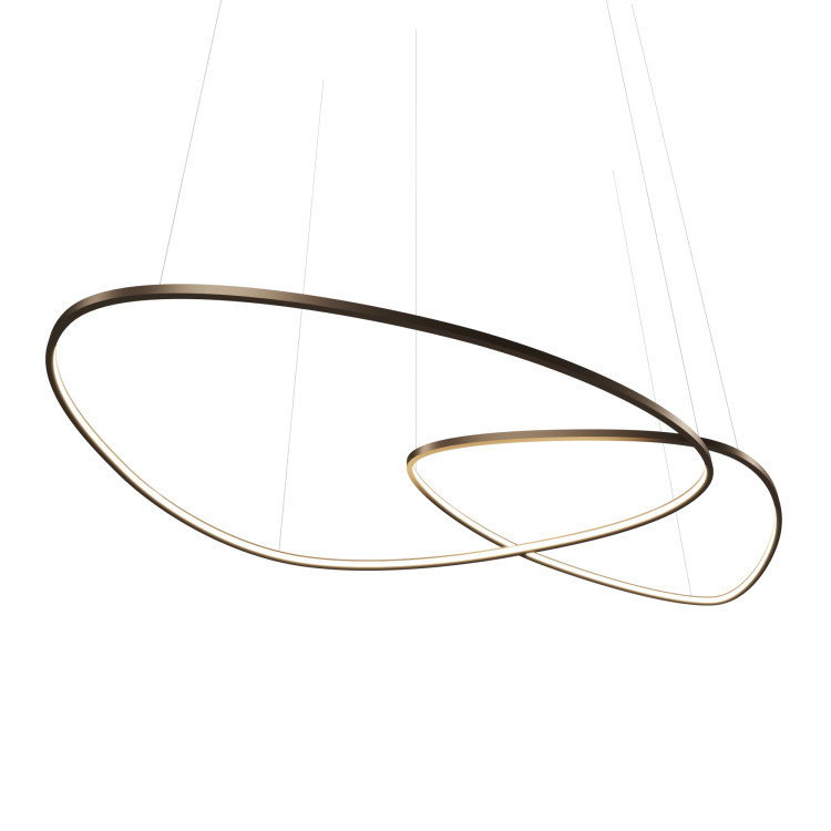 Cветодиодная большая люстра Integrator IT-Round Triangles-S
