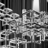 Люстра стеклянные квадраты Integrator IT-Geometry-64