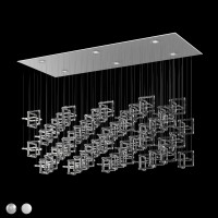 Люстра со стеклянными подвесами Integrator IT-Geometry-48