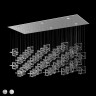 Люстра с подвесами из стекла IT-Geometry-48