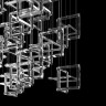 Люстра со стеклянными подвесами Integrator IT-Geometry-48