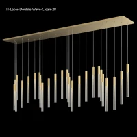 Люстра горизонтальная IT-Laser-Double-Wave-Clean