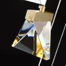 Подвесная длинная люстра Integrator Crystal Rain IT-679