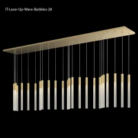 Люстра длинная IT-Laser-Up-Wave-Bubbles