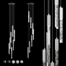 Люстра длинная подвесная Integrator Crystal Rain IT-681