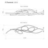 Подвесной светодиодный светильник IT-FlexMetal-1-2-3