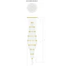 Люстра длинная Integrator IT-Laser-Bubbles-200-3840-2