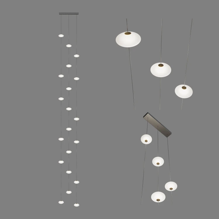 Люстра для лестницы IT-Flying saucers Люстра для лестницы IT-Flying saucers