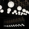 Подвесной светильник Mesh of pipes with balls