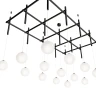 Подвесной светильник Mesh of pipes with balls