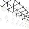 Подвесной светильник Mesh of pipes with balls