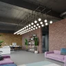 Подвесной светильник Mesh of pipes with balls