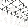 Подвесной светильник Mesh of pipes with balls