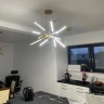 Современная люстра большая светодиодная LED для кухни, спальни, офиса, кафе или ресторана